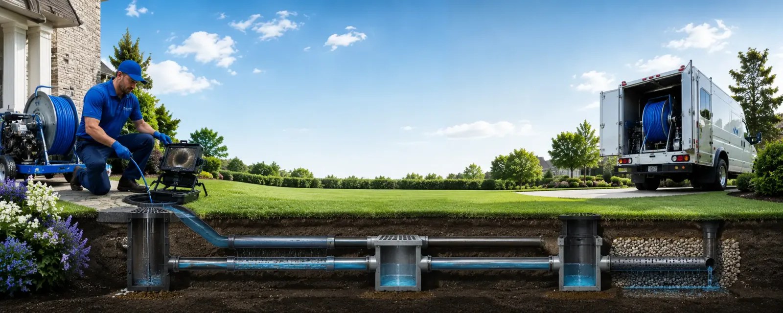 Outdoor drain cleaning information for Bella Vista, CA